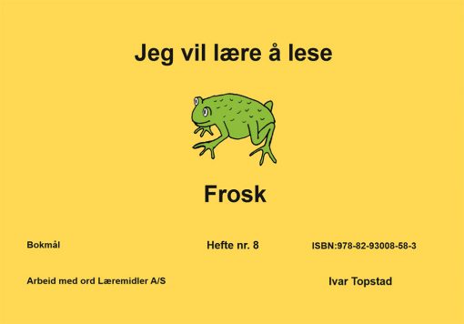 Jeg vil lære å lese - Frosk - Bokmål