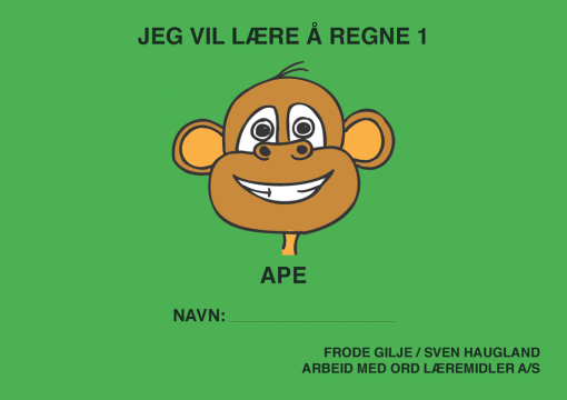 Jeg vil lære å regne - Ape - Bokmål