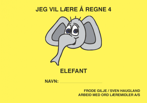 Jeg vil lære å regne - Elefant - Bokmål