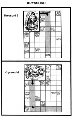 Kryssord - 3-4