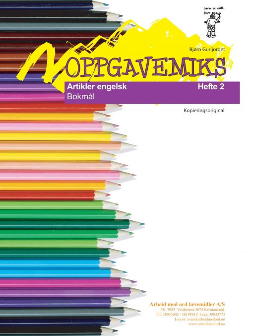 Oppgavemiks - Engelsk - Artikler 2 - Bokmål