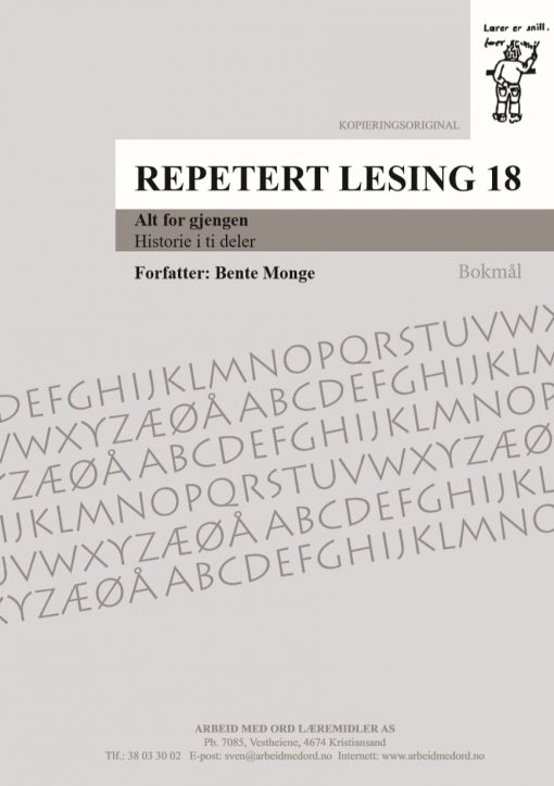 Repetert lesing 18 - Bokmål