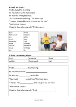 Eksempel side 2 av Everyday English - Hefte 2 Nivå B