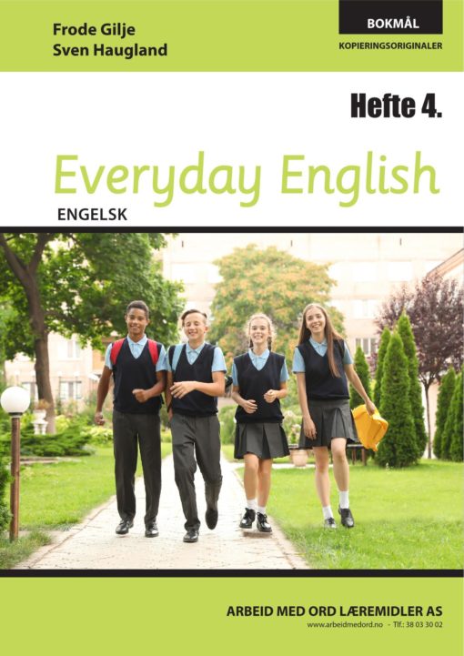 Forsiden av Everyday English - Hefte 4 - Bokmål